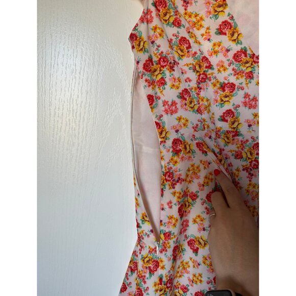 Forever 21 Floral Fit & Flair Mini Dress - Picture 2 of 4